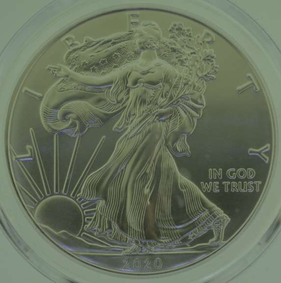 2020 Silver Dollar Eagle $1 PCGS MS70 First Strike