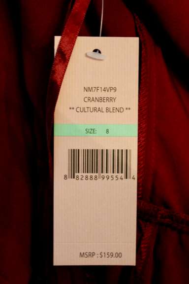 Stylish One Side Shoulder Burgundy Dress