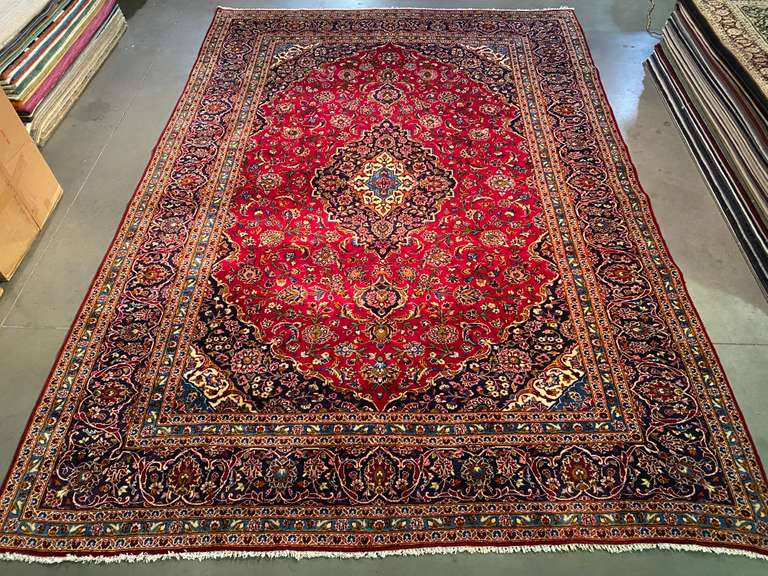 MAGNIFICENT PERSIAN KASHAN 9.8X14