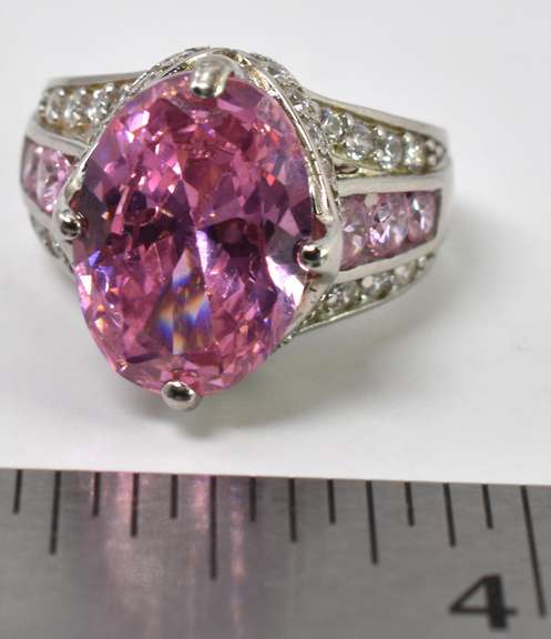 Pink Crystal Ring