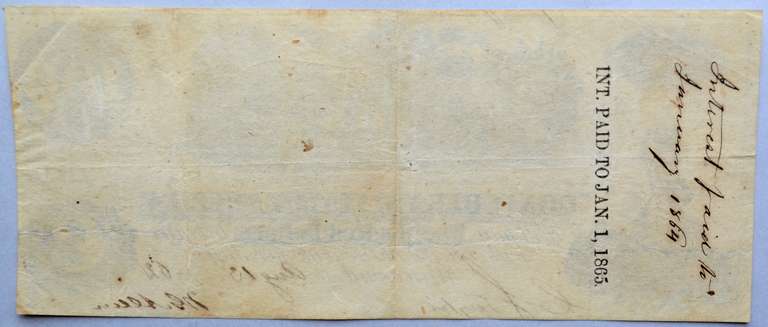 $100 CSA June 25 1862 Straight Steam Note