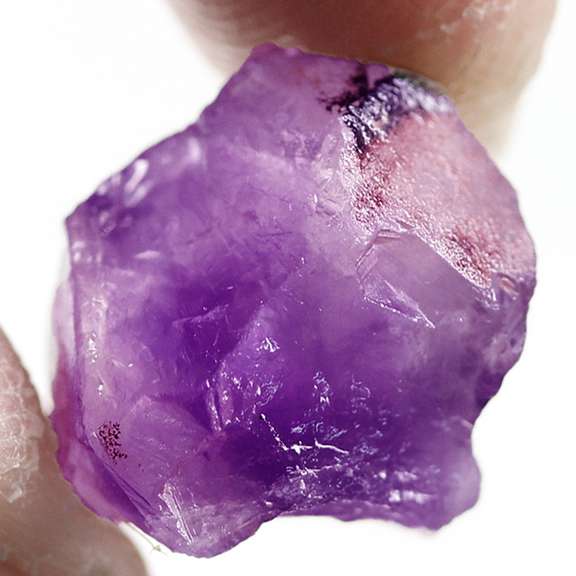 Large 15.24ct untreated uncut Amethyst