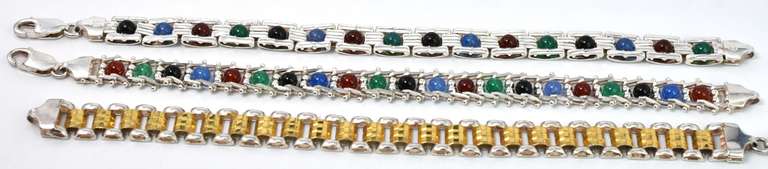 Set Of 3 Silver Bracelets
