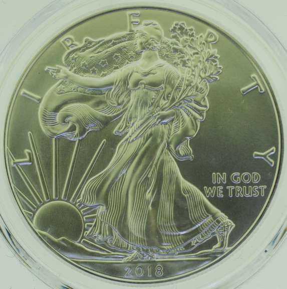 2018 PCGS MS70 Silver American Eagle Dollar