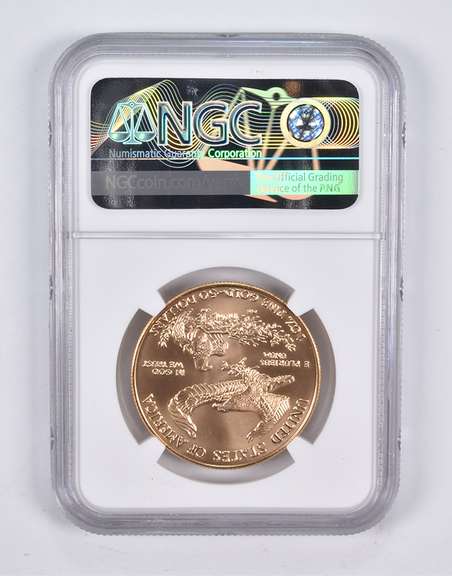 MS70 1997 $50 American Gold Eagle 1 Oz. .999 Fine Gold NGC