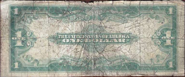 Series Of 1923 Silver Certificate Large Note. Circulated.