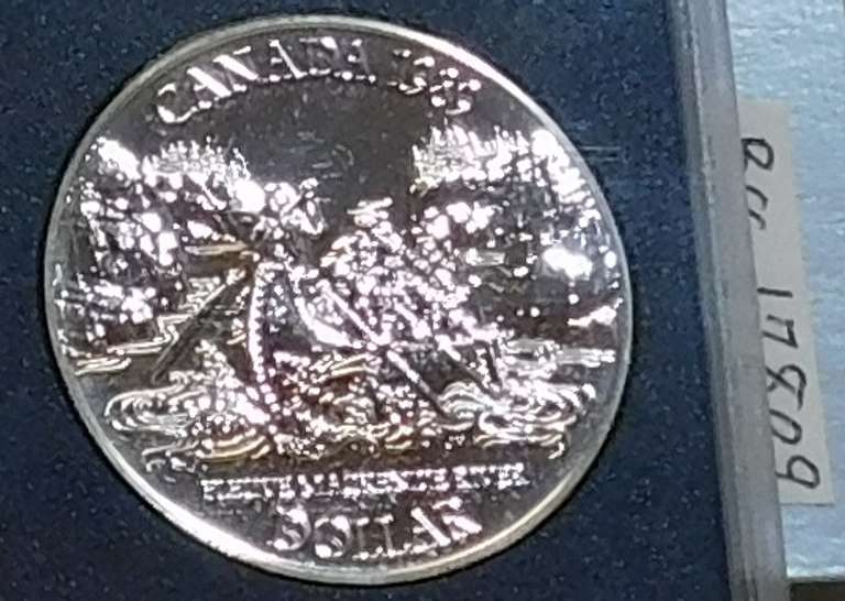 Canada 1989 Unc Sil Dol, MacKenzie