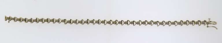 10KT White Gold Diamond Tennis Bracelet