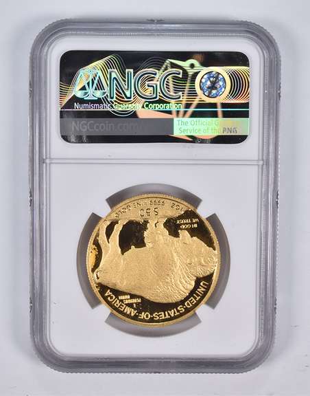 PF70 UCAM 2012-W $50 American Gold Buffalo 1 Oz. .999 Fine Gold NGC