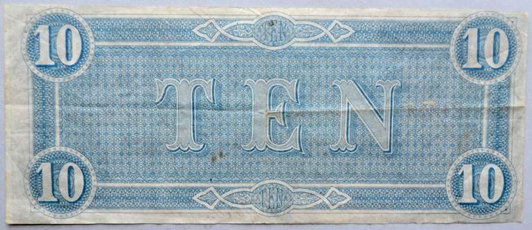 Feb 17 1864 Series $10 CSA Note