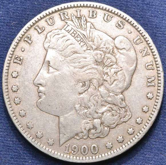 1900-O/CC Morgan Silver Dollar, Circulated.