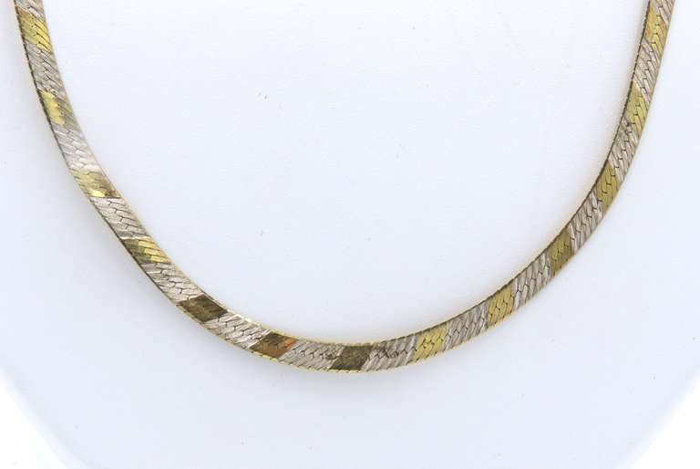 Vintage Italian Sterling Silver Necklace