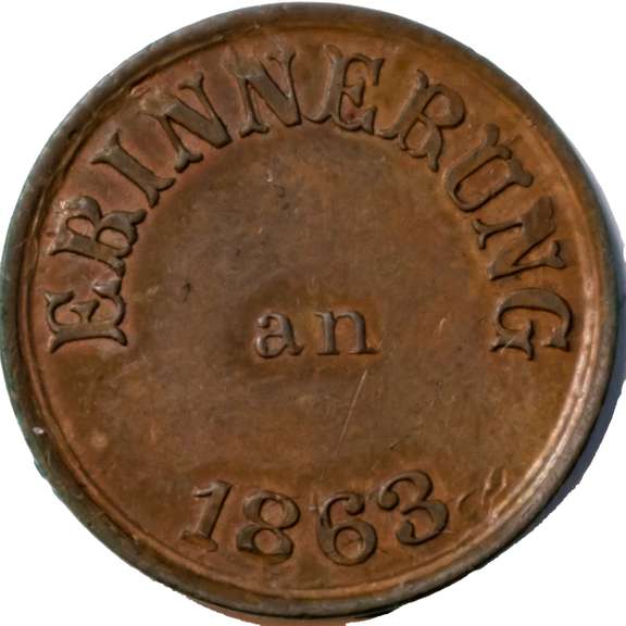 1863 C Bahr New York City Segar and Tobacco Civil War Store Card