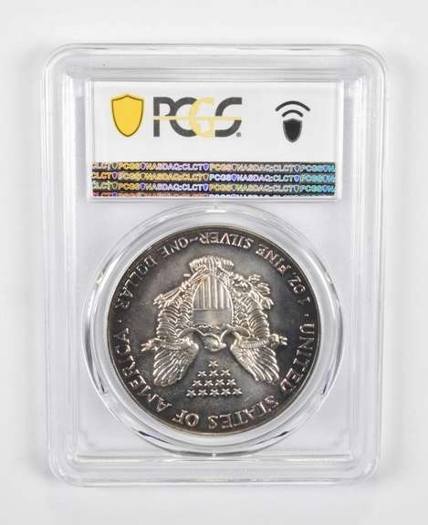 MS67 1990 American Silver Eagle - Graded PCGS