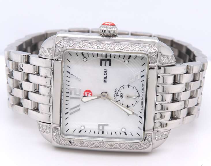Michele Milou Diamond Quartz Watch
