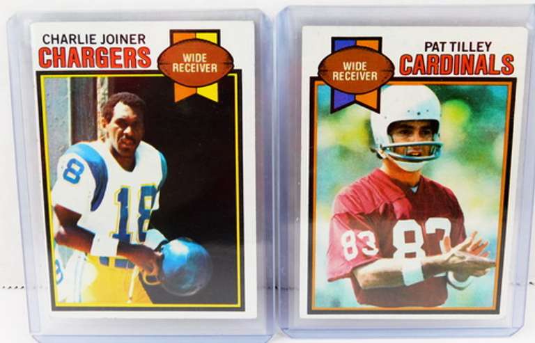 2 Topps 1979 Wide Receiver Greats