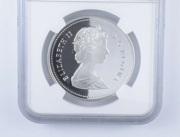 PF70 UCAM 1986 Canada $1 Silver - Vancouver Centennial - Graded NGC