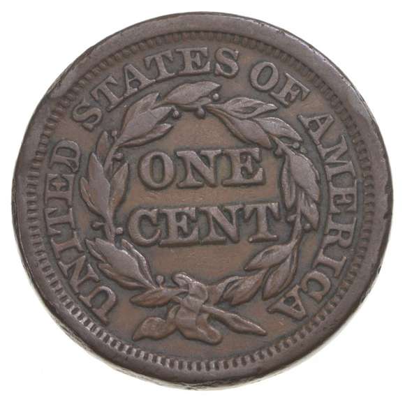 1846 Braided Hair Large Cent - Small Date