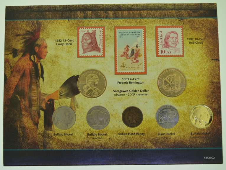 Native American Coin and Stamp Collection