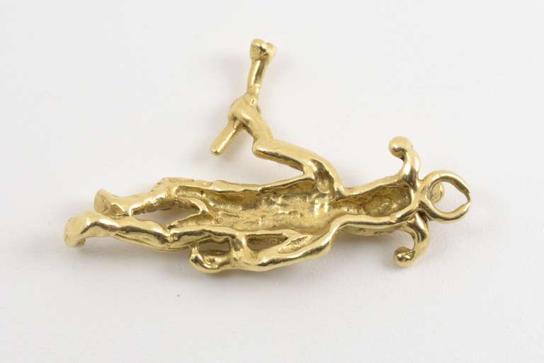 Whimsical 14k Jester Charm