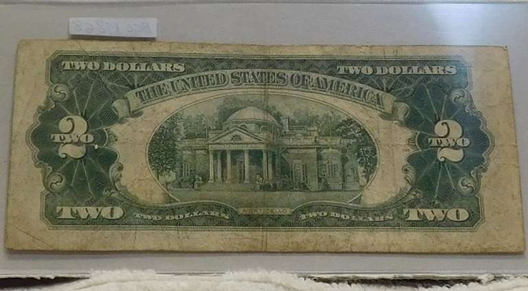 1953 Red Seal $2 US Note, Star Note