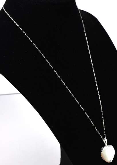 Sterling Silver Mother-Of-Pearl Necklace