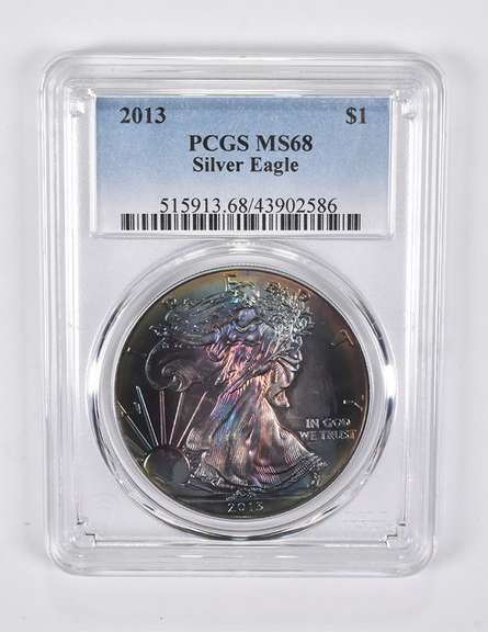 MS68 2013 American Silver Eagle PCGS