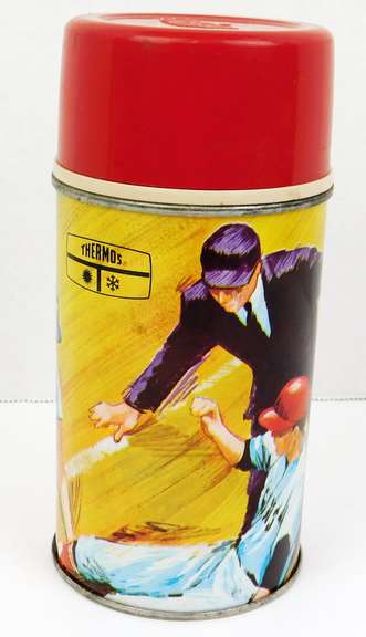 Rare 1969 King-Seely Baseball Thermos