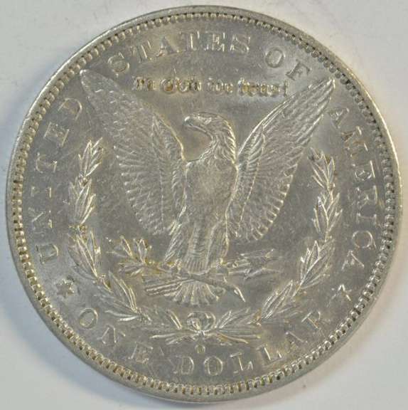 Near Mint lustrous 1892-O Morgan Silver Dollar. Better date