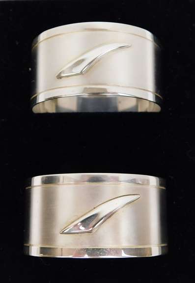 Sterling British Airways Concorde Napkin Rings