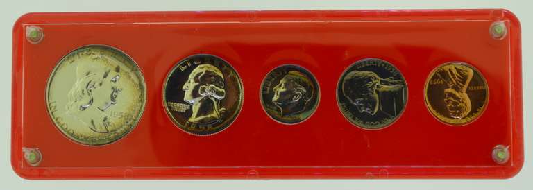 1958 US Silver Proof Set in Capital Plastics Holder