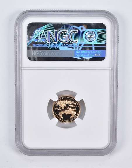 PF70 UCAM 1995-W $5 American Gold Eagle 1/10 Oz. .999 Fine Gold NGC