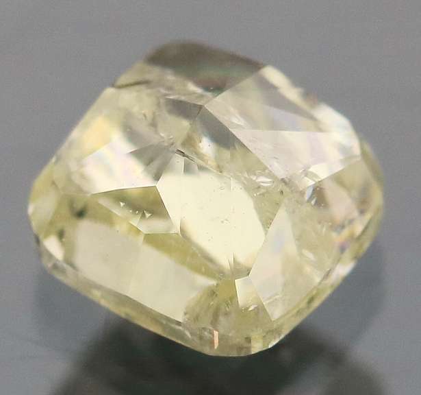 Rare .52ct cushion cut yellow Diamond