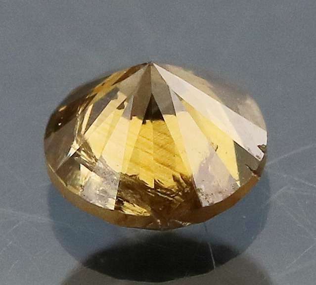 Eye catching .31ct smooth cut Chocolate Diamond solitaire