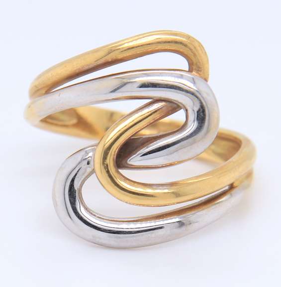 Fantastic 18kt Two Tone Ring