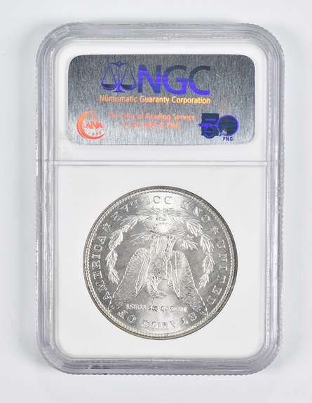 MS61 1878 Morgan Silver Dollar 7TF Rev Of 79 NGC