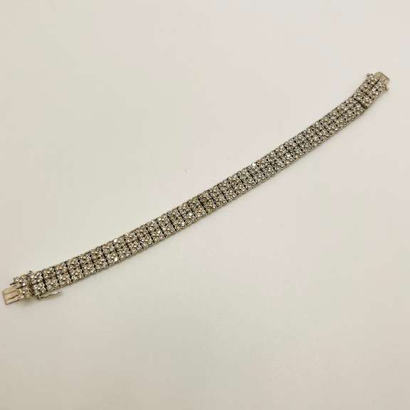 14kt White Gold & Diamond Bracelet-10.0 CTW