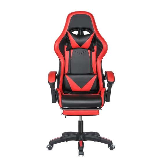 Gaming Chair Integrated Armrest with Footrest