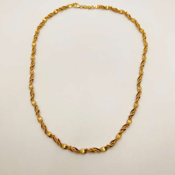 14kt Solid Yellow Gold Chain Necklace