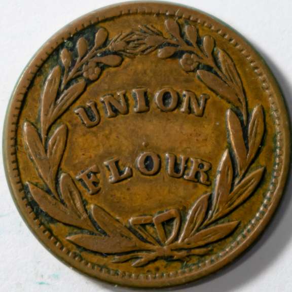 D L Wing &Co Albany NY Union Flour Civil War Store Card