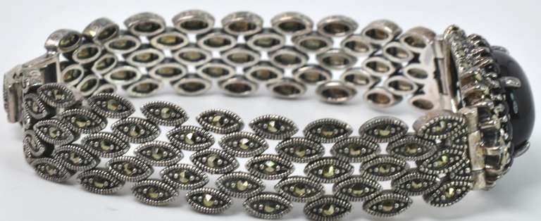 Fancy Link Bracelet In Sterling Silver