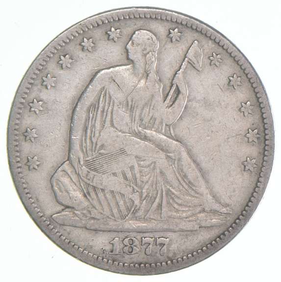 1877-CC Seated Liberty Half Dollar