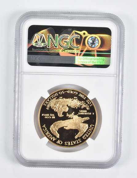 PF70 UCAM 1989-W $50 American Gold Eagle 1 Oz. .999 Fine Gold NGC
