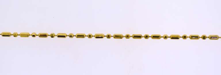 Sterling Silver Bar Chain Bracelet