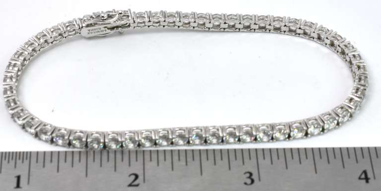 Sterling Silver CZ Bracelet
