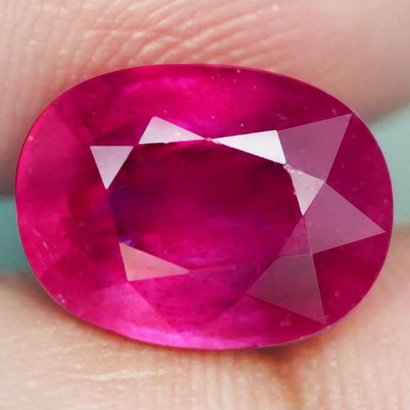 Rich blood red 4.24ct Ruby from Madagascar