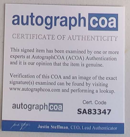 Jaws Cast x10 Autographed Signed 12x18 Poster ACOA Exact Video Proof