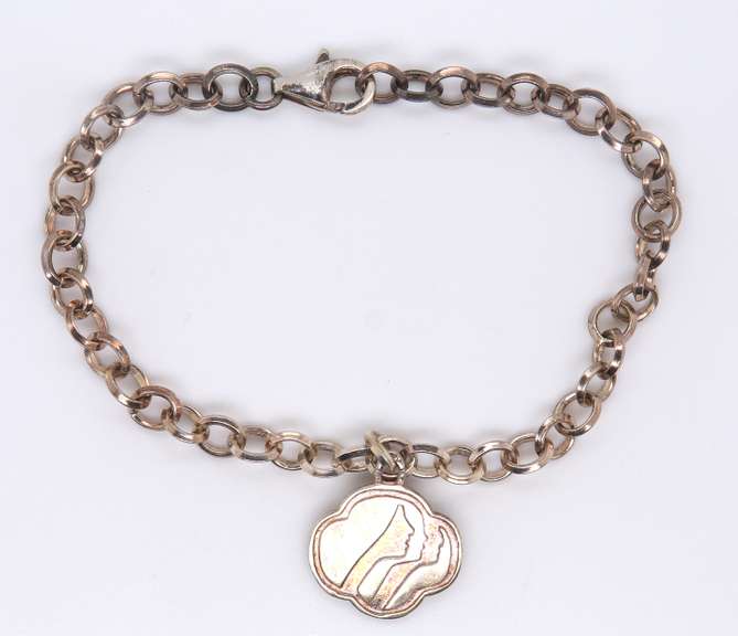 Vintage Sterling Silver Charm Bracelet