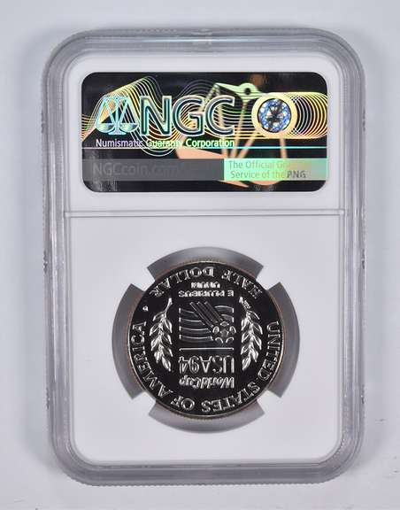 MS69 PL 1994-D World Cup Tournament Commemorative Half Dollar NGC