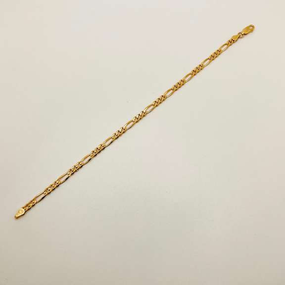 14kt Solid Yellow Gold Chain Bracelet- 8.0 inches